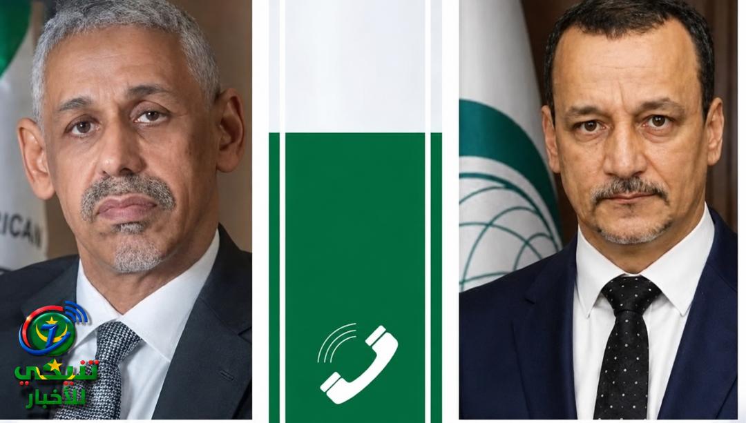 سيدي ولد التاه يهنئ إسماعيل ولد الشيخ أحمد ويبحثان تعزيز الشراكة بين البنك الإفريقي ومنظمة التعاون الإسلامي