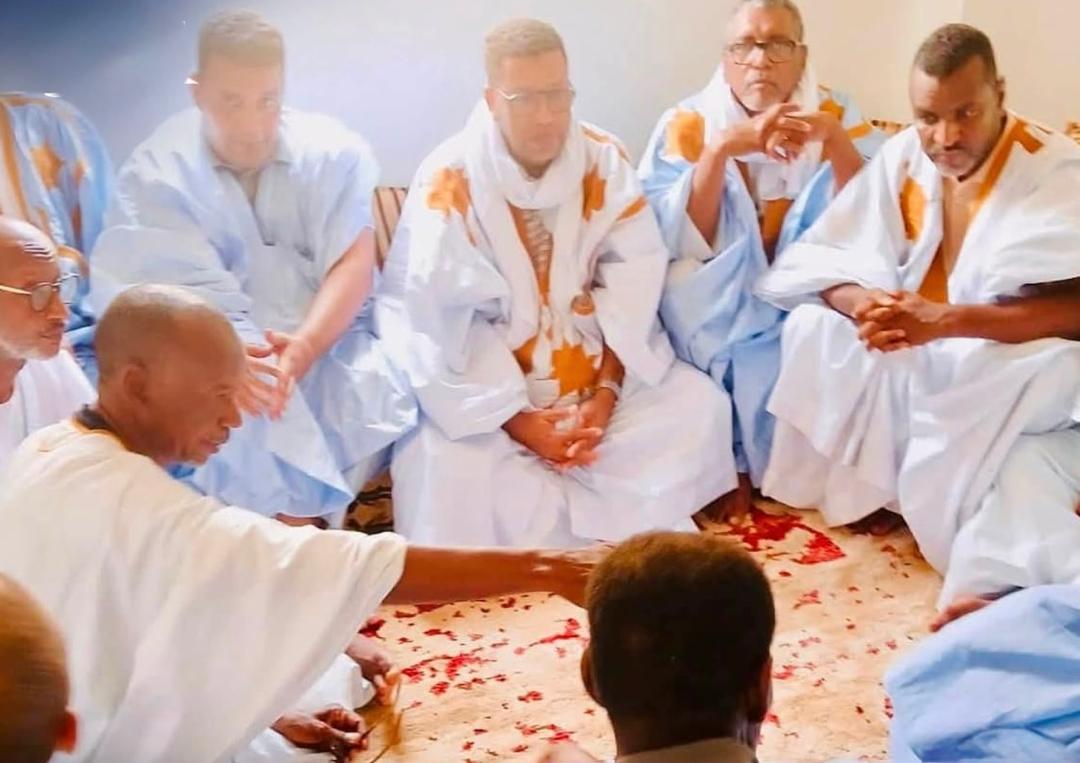 وفد من حزب الإنصاف يعزي أسر ضحايا انهيار مبنى مال