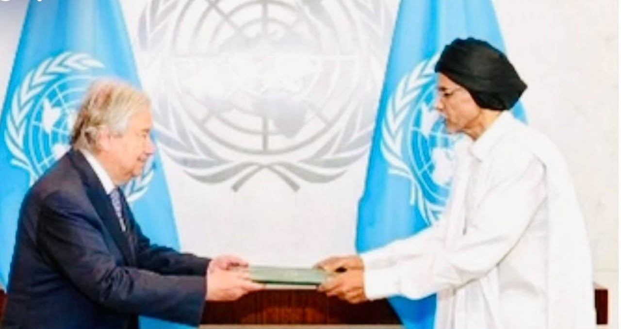 اعتماد شيخنا النني مولاي الزين مندوباً دائماً لموريتانيا لدى الأمم المتحدة وبحث ملفات الأمن واللاجئين