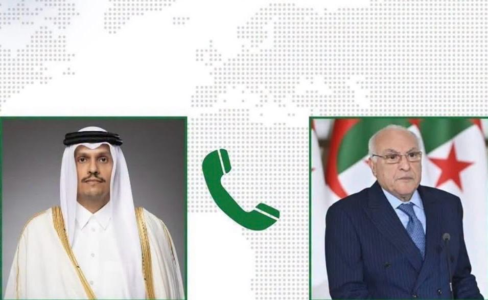 عطاف ونظيره القطري يبحثان تهدئة الخليج وتعزيز التعاون بين الجزائر والدوحة
